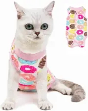 Professional Surgery Recovery Suit for Cats Paste Cotton Breathable Surgery S...
