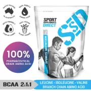500G PURE BCAA 2:1:1 INSTANTISED POWDER - PREMIUM PRODUCT - UNFLAVOURED & PURE