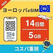 Europe eSIM 14 Days 5GB | DeSiM | Data ONLY | High-Speed Data（14 Days）, Multi-Network, QR Cord Easy Activation, Tethering, No Voice/SMS, Local Support, Prepaid SIM for Europe Travel eSIM