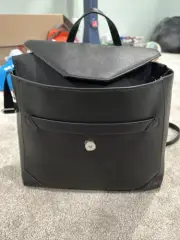 Honest Company Urban Convertible Tote Backpack Diaper Bag- New- Black- Vegan