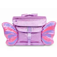 在飛比找蝦皮購物優惠-限量送贈品 美國【Bixbee】粉紫閃閃蝴蝶中童背包 書包 