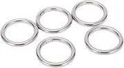 Stainless Steel O Rings, Reusable Elegant Appearance Rust Resistance High Accuracy Polishing Seamless Welding O for Yoga Rings for Diving(5 * 30mm)