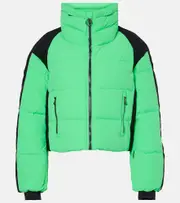 [Fusalp] Fusalp Navy paneled ski jacket UK 12 green