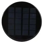 Mini Round Solar Cell Panel 1.1W 5V 120mm Rechargeable 3.7V Battery Small F US