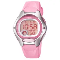 在飛比找PChome24h購物優惠-CASIO太空風格時尚電子錶 (粉紅)