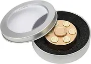 Mini, Finger Gyroscope Hand Top Toy Fun Copper Metal for ADD and ADHD Patients(Revolver tin Box)