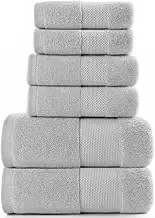 JSEIAJB Bath Towel Towel Square Bath Towel 6 Piece Towel Set Cotton