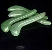1pcs Guasha Massagers Beauty Tool Natural L Shape Gua Sha Jade Stone Facial Eyes