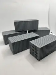 5 X Warhammer 40k Shipping Container Wargaming Scenery Walls P105G