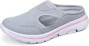[Meik Mangni] Men's Slip On Mules Womens Lightweight Open Back Shoes Comfort Walking Shoes Breathable Slippers Closed Toe Slides