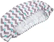 ANDRESLAD Crib Bassinet Mattress Cover Removable Washable Sheet for Skin Friendly Safe for Changing Table Bassinet Use