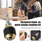 Fit For Hexagonal Shank up Drill Bit Chuck Quick Change Adapter Converter A2U1