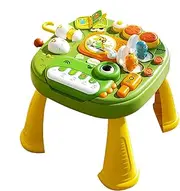 Kids Play Table | Dinosaur Learn Activity Desk with Music and Lights - Learning Musical Table Toys, Standing Play Table for Boys Girls Ages 3+