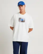 Box Logo Baggy T-Shirt Vintage White