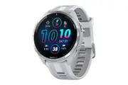 Garmin Forerunner 965 Smart Sports Watch - Titanium with Whitestone/Powder Grey Band, 47mm