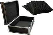 Harmony Audio HCDRC Flight 23" x 16.5" x 7-3/4" Pick & Pluck Foam Utility Locking Case (V2)