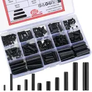 460 Pcs Roll Pin Assortment Set, Slotted & Split Expansion Metric Spring Pins...