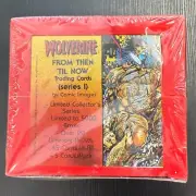 Wolverine 1991 Comic Images From Then Til Now Series 1 Factory Sealed Box
