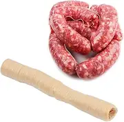 Sausage Casing, Sausage Maker, 14m Diameter 26mm Edible Drying Sausage Casing Collagen Sausage Casings for Flavorous Homemade Sausages Ham Sausage Tool