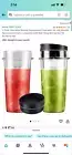 BRAND NEW Two (2) 16 oz Cups with Lids for Ninja Blender BL770 BL780 BL660