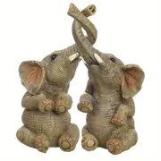 NNEOBA Adorable Elephant Couple Figurine