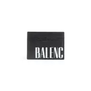 [Balenciaga] Balenciaga-Black Editor Leather Card Case-Uomo OS OS