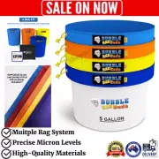 Bubblebagdude Bubble Bags 5 Gallon 5 Bag Herbal Ice Bubble Bag Extractor Kit AU