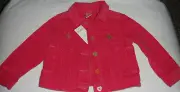 Gymboree Popstar Academy Little Hearts corduroy jacket NWT 3 3T