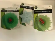3 New Charles Viancin New BPA Bottle Stoppers