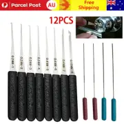 12Pcs Hand Lock Broken Key Extractor Removal Remover Hooks Needles Tool Set