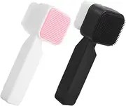 CRILSTYLEO 2 Pcs Face Brush Face Silicone Scrubber Face Wash Scrubber Face Wash Tool Silicone Cleansing Brush for Face Silicone Face Scrubber for Women Double Sided Cleaning Brush