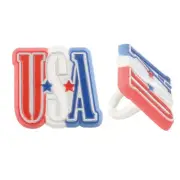 Patriotic Cake Toppers USA Cupcake Rings One Dozen