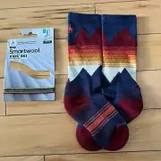 SmartWool Kids Ski Light Cushion OTC Socks Youth Size Small Alpine Blue