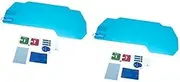 Screen Protector, for R15 V3 2017-2020 2019 MT15 MT-15 YZF-R125 MT-125 MT125 Motorcycle Cluster Scratch Protection Film Screen Protector Motorcycle Screen Protector(BLACK Two sets)