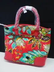 VERA BRADLEY DAY OFF SATCHEL RUMBA FLORAL PRINT HANDBAG NEW #20533
