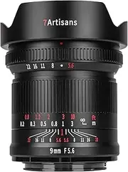 7artisans 9mm F5.6 Camera Lens,Full Frame Mirrorless Camera Lenses (for L Mount)