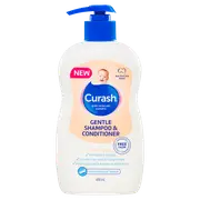 Curash Babycare 2-in-1 Shampoo & Conditioner 400mL