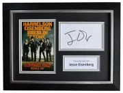 Jesse Eisenberg Signed A4 Framed Autograph Photo Display Film Zombieland COA