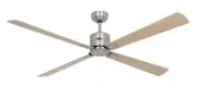 Smart Ceiling Fan Remote Control Dc Fan Neo 152cm Matt Chrome Maple Beech