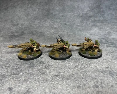 Astra Militarum Pro painted Warhammer 40k Cadian Heavy Weapon Squad 28mm