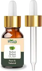 Organic Zing Brahmi (Bacopa monnieri) Oil | Pure & Natural Essential Oil for Hair care, Massage, Aroma & Diffuser - 30ml/1.01fl oz