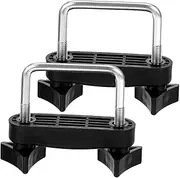 Generic 2pcs U Clamps Roof Mount Bracket Cargo Carrier Fixator Clips for Roof Tent Accessories Durable and Easy to Install Fits SUV and Truck Models