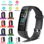Fitness Activity Tracker Blood Pressure Heart Rate Sport Fitbit Smart Watch US