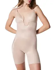 Spanx Suit Your Fancy Plunge Low-Back Mid-Thigh Bodysuit