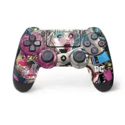 DC Comics Harley Quinn PS4 Pro/Slim Controller Skin - Colorful Harley Quinn