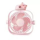 Cooling Fan Stable Usb Rechargeable Cartoon Table Electric Usb Fan Safe