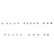 65PCS Threaded Insert Assortment Kit Thread Repair Sleeves Reducing Nuts