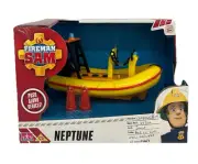 Fireman Sam Push Along Vehicle - Neptune including Safety Belt & 2 Buoys