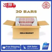 Toblerone Swiss White Chocolate Bars - Honey Almond Nougat, 3.52 Oz, 100g 20ct