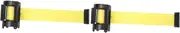 2pcs Retractable Barrier Isolation Rail Wall Mounted Stanchions Warning Belts Barrier Easy to Use for Crowd Control